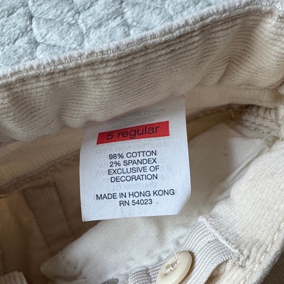 NWT GAP Kids Beige Floral Embroidered Flare Jeans - Picture 7 of 10